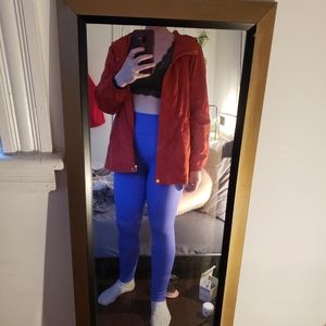 Burnt Orange rain coat